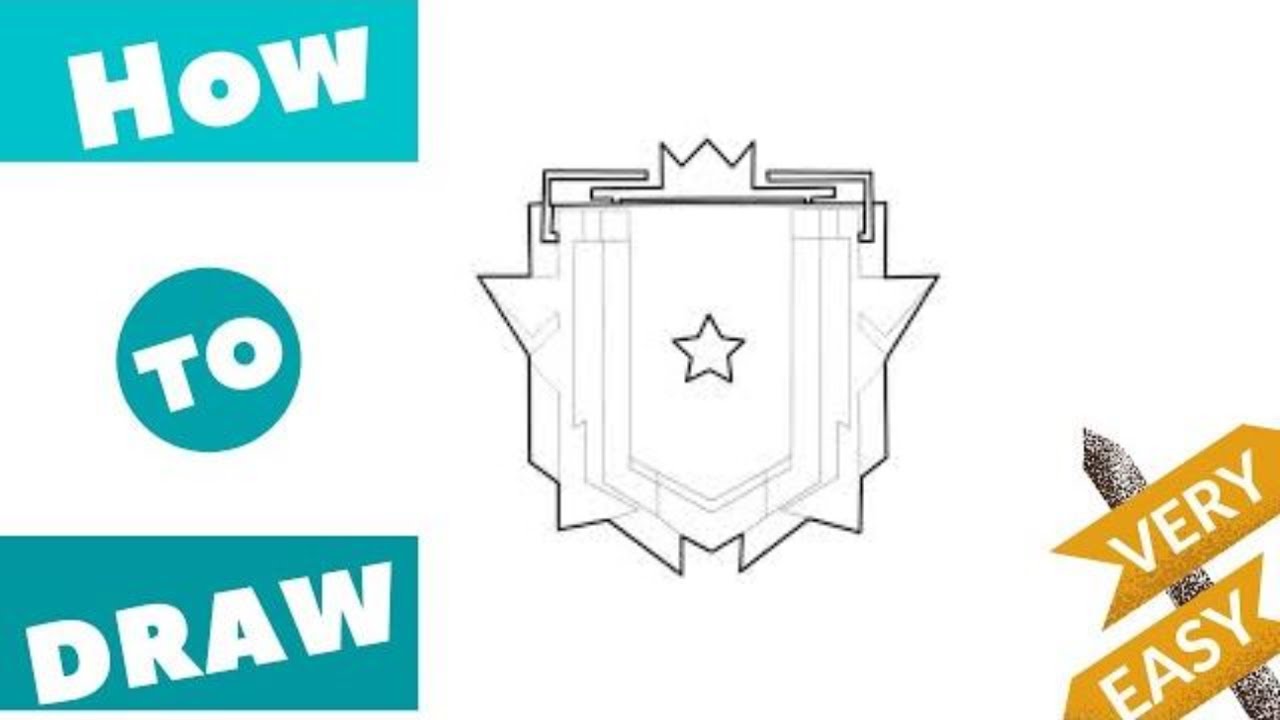 How To Draw Free Fire Dimond Logo/FREE FIRE DRAWING
