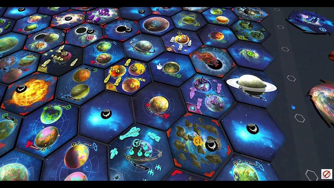 25 player game of TI4 - a tour of the lore inspired map for PBD100 (TI Async discord server)