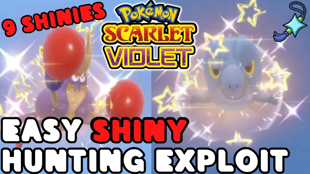 9 INSANELY Easy SHINY HUNTS Exploit for Pokemon Scarlet and Violet