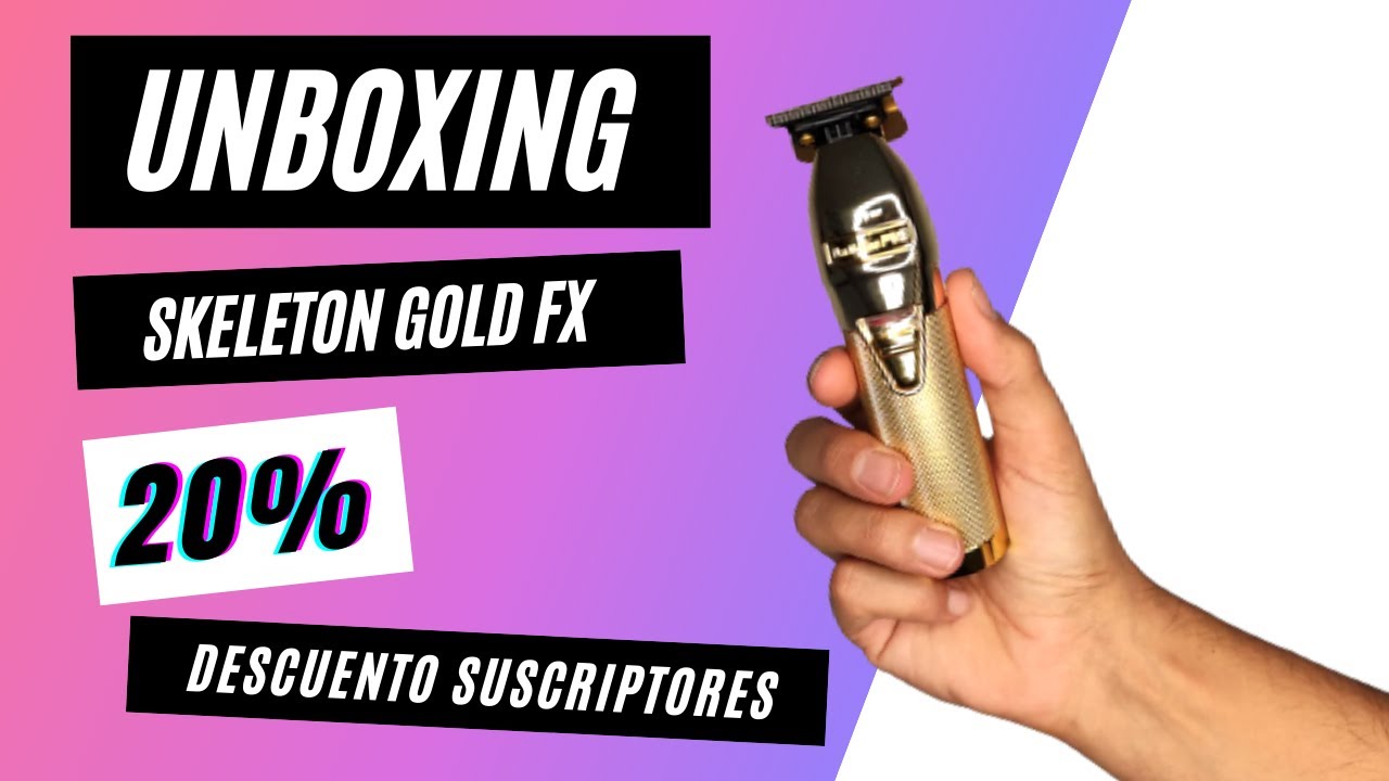 💈 Unboxing SKELETON GOLD FX + DESCUENTO 20% Suscriptores💈