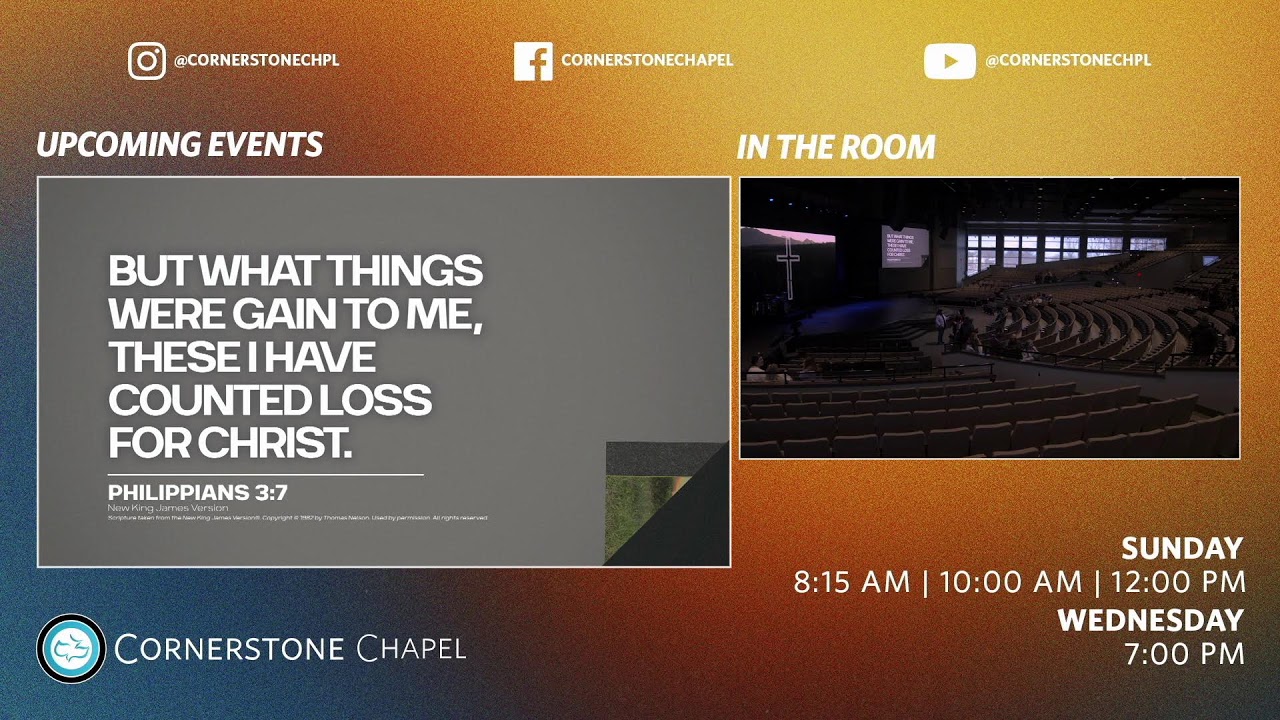 Cornerstone Chapel Leesburg, VA |  12:00 PM Service
