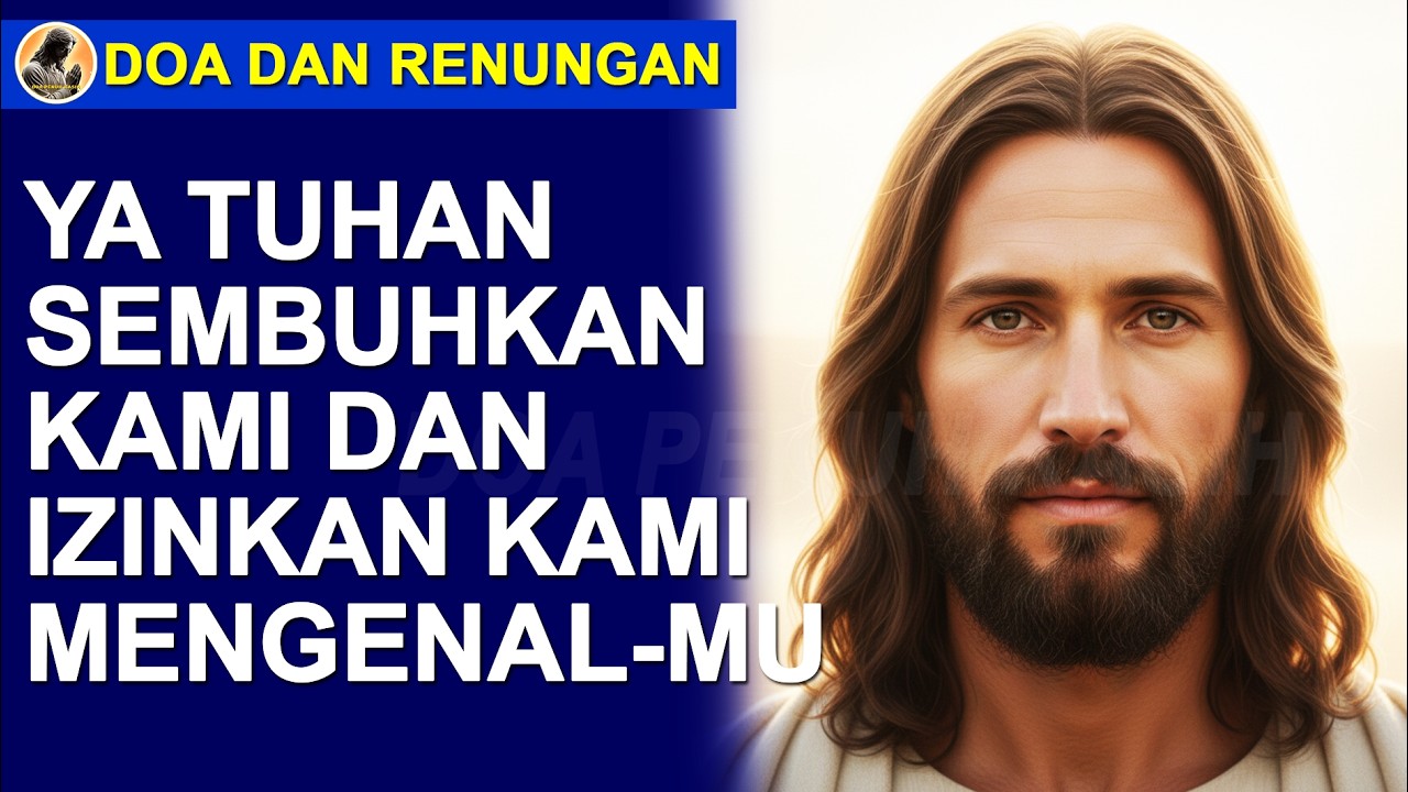 Ya Tuhan Sembuhkan Kami Dan Izinkan Kami Mengenal-Mu. Doa Dan Renungan Hari Ini.