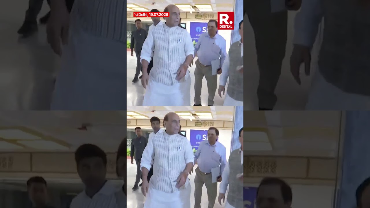 Monsoon Session: NCP-SCP MP Supriya Sule Touches Feet Of Defence Minister Rajnath Singh