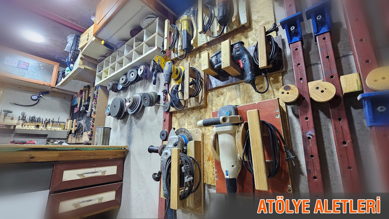 At&ouml;lye Aletleri Asma Tezgahları | Workshop Tools Hanging Benches
