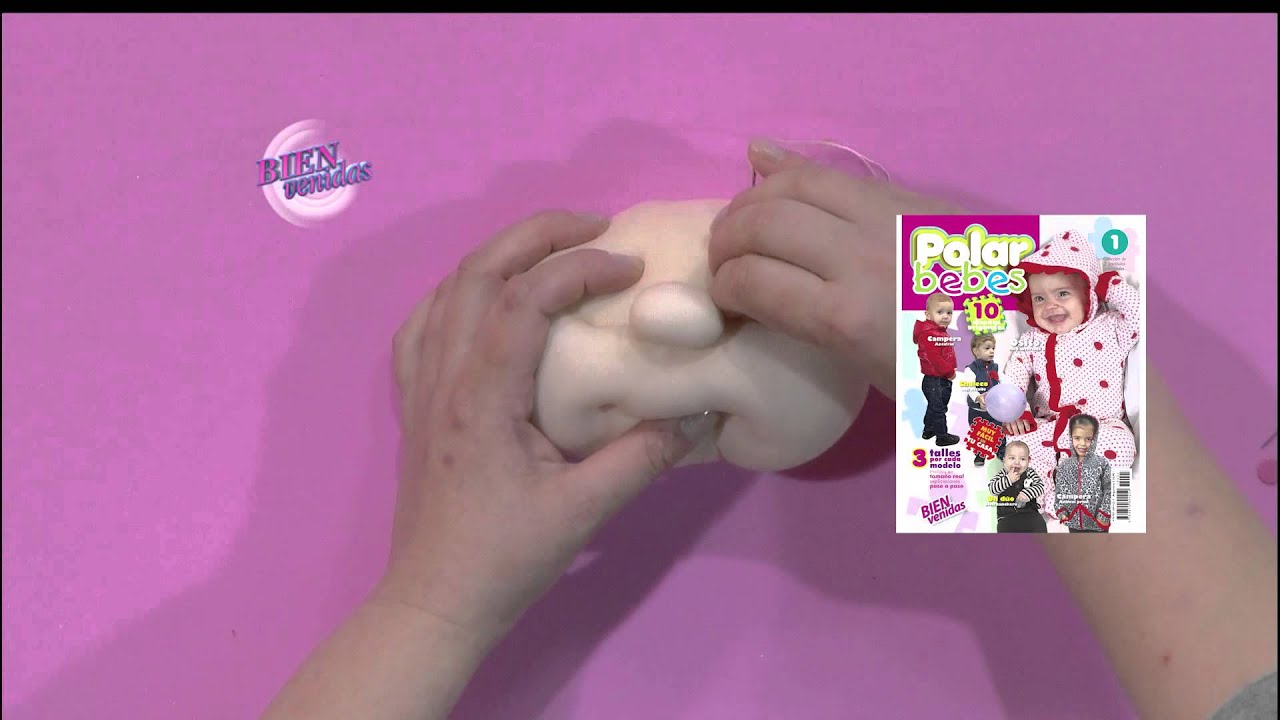Silvia Nieruczkow - Bienvenidas en HD - Enseña a hacer la cabeza de una muñeca soft.