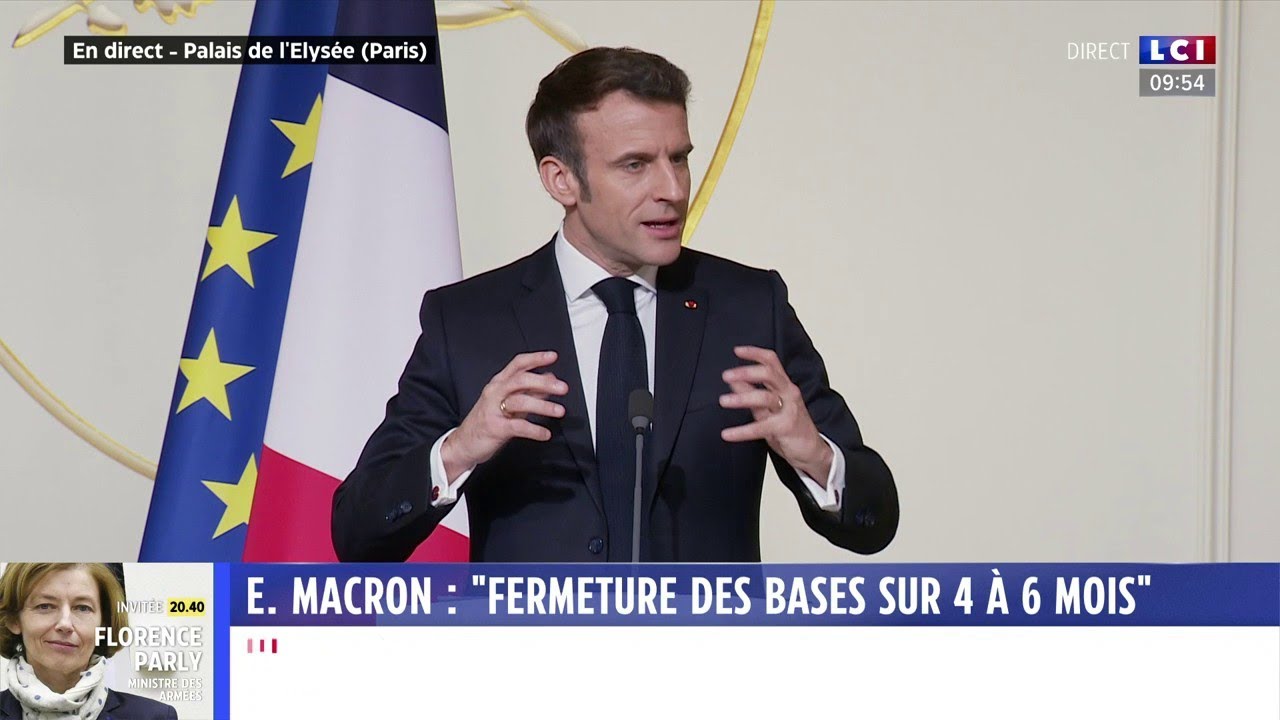 Macron sur le retrait de l'armée française au Mali