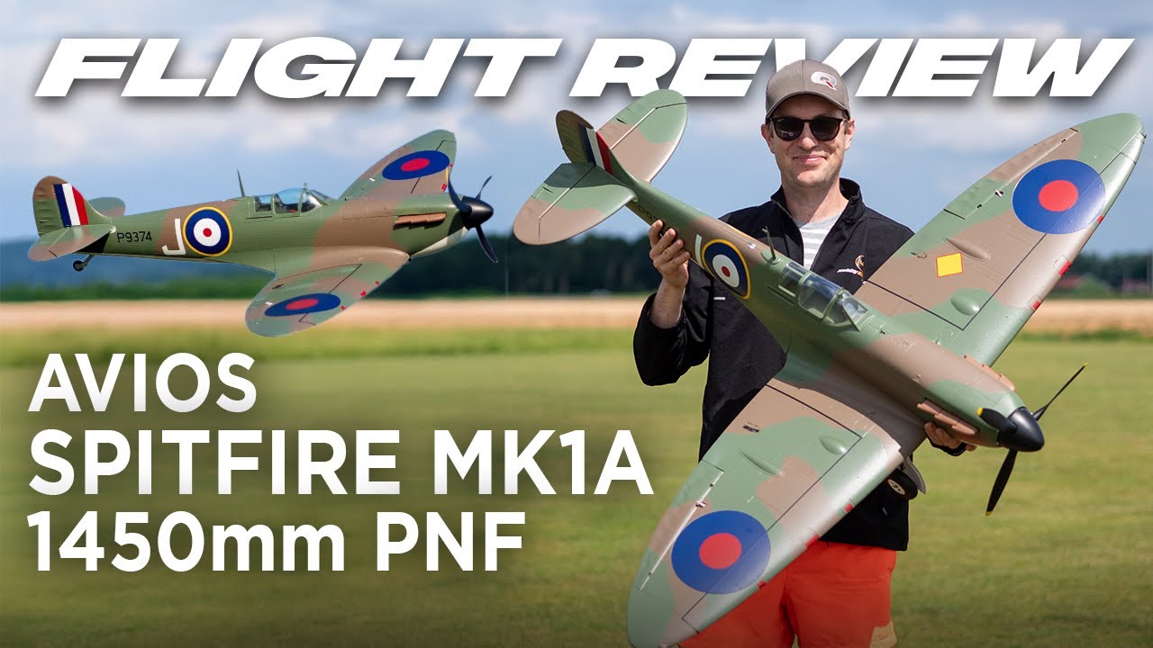 Avios Spitfire MK1a 1450mm PNF I Flight Review #hobbyking #avios