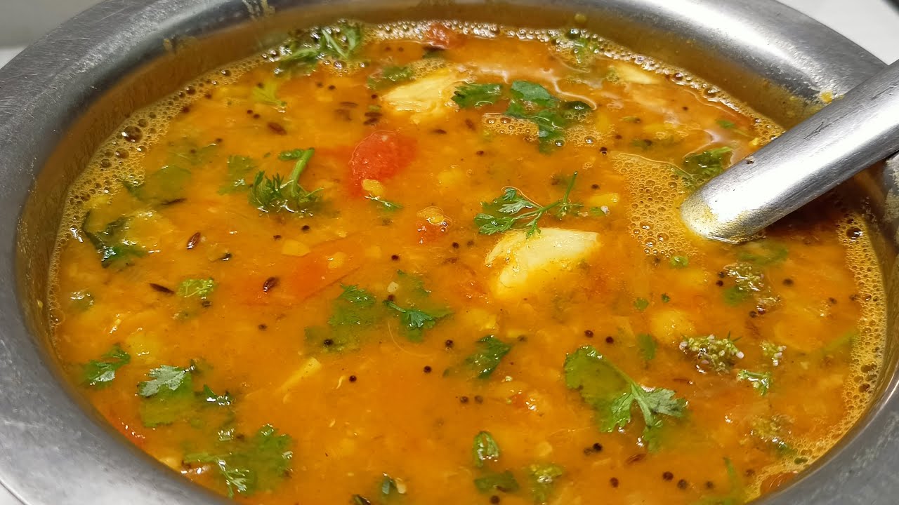 ವೈಟ್ ರೈಸ್ ಕಾಂಬಿನೇಶನ್ ಟೊಮೆಟೊ ಬೇಳೆ ಸಾರು | TOMATO DAL SAMBAR | TOMATO BELE SAARU | BARI BELE SAARU |