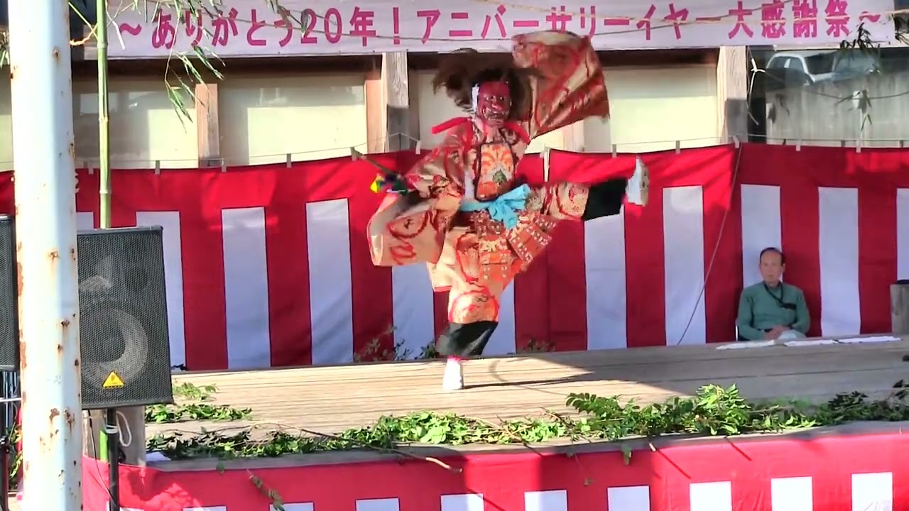 第12回道の駅みえ秋まつり　浅草流松尾神楽『柴曳』