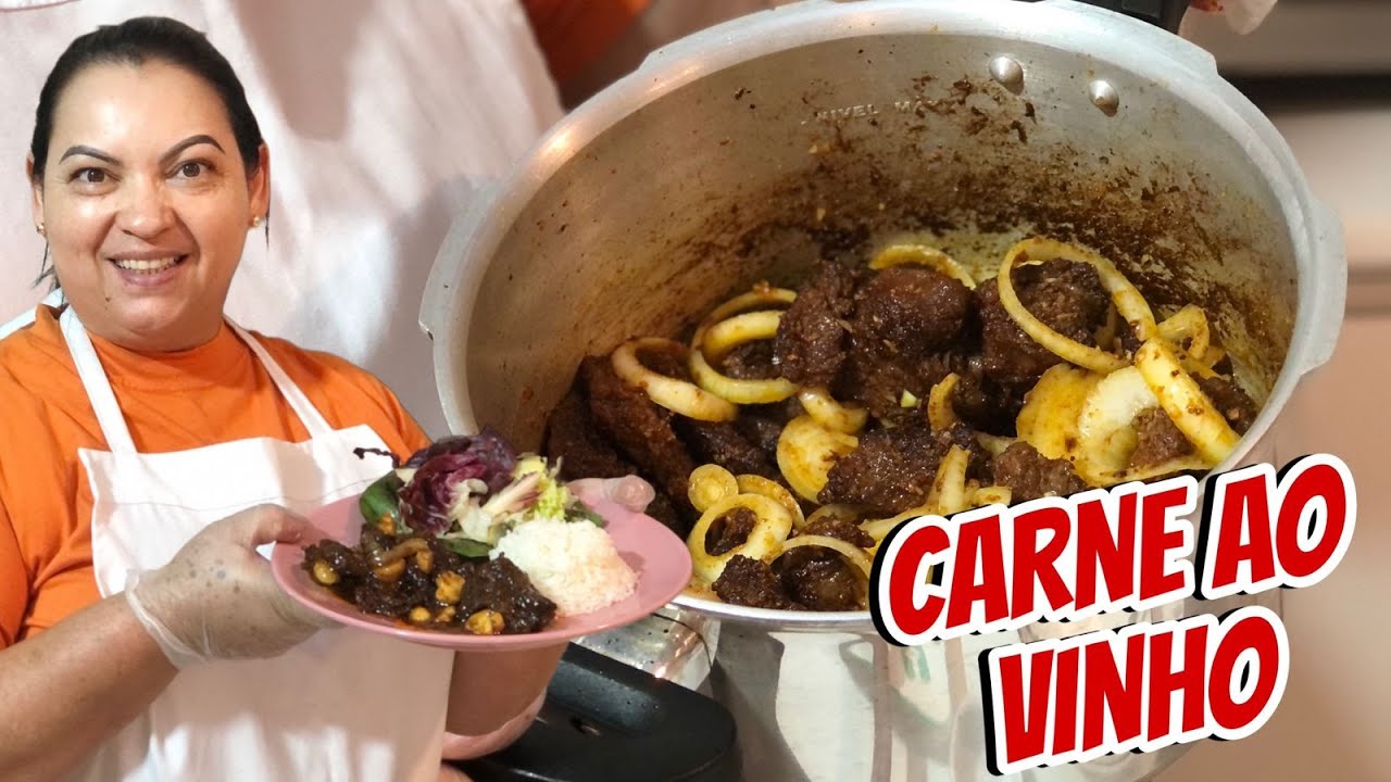 CARNE AO VINHO FÁCIL DE FAZER