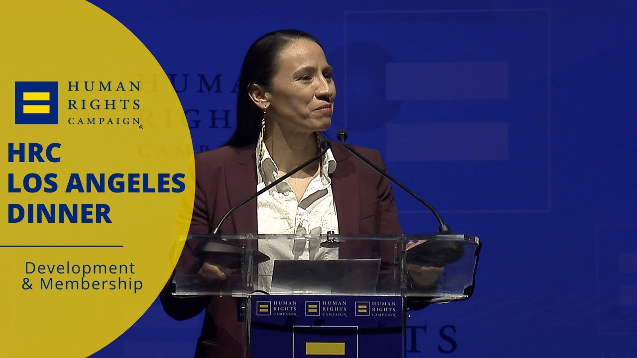 U.S. Congresswoman Sharice Davids (D-KS) Speaks at 2022 HRC LA Dinner