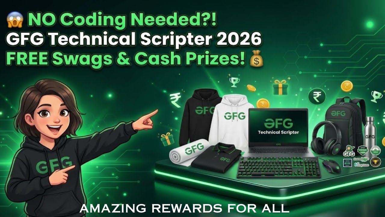 😱 Не требуется знание программирования?! GFG Technical Scripter 2026 дарит БЕСПЛАТНЫЕ сувениры и ...