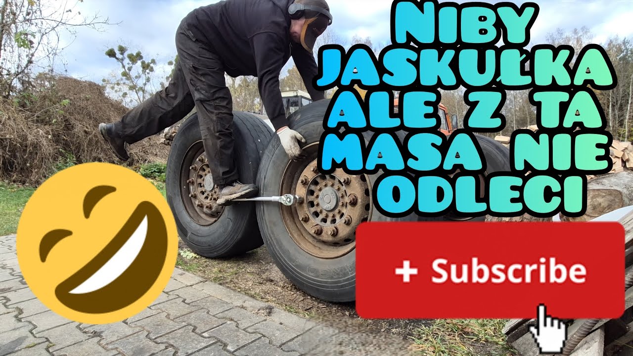●2 Walka z odkręceniem🔧 nakrętek🔩 kół🛞,,OSI od naczepy TIRA'' zawzięte skubane ale WALCZYMY 🤪