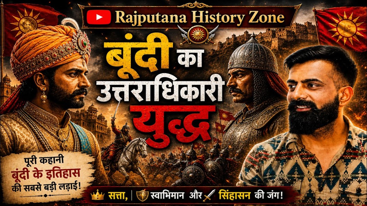 बूंदी का उत्तराधिकारी संघर्ष | Succession struggle of Bundi by rajveerSir springbord acedmy 