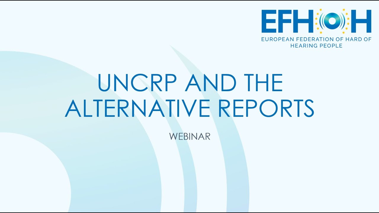 UNCRPD and the Alternative Reports