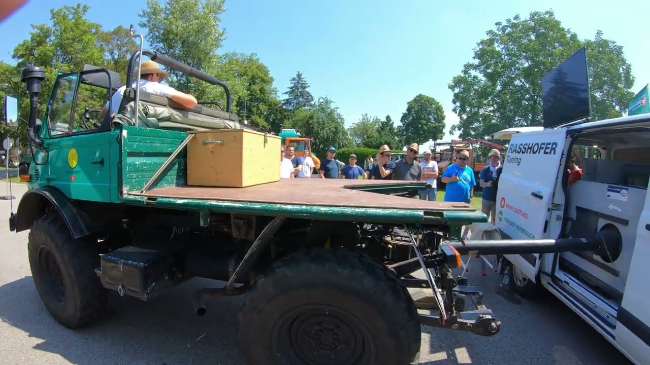 Unimog 406 an der Bremse bei @Henne1924