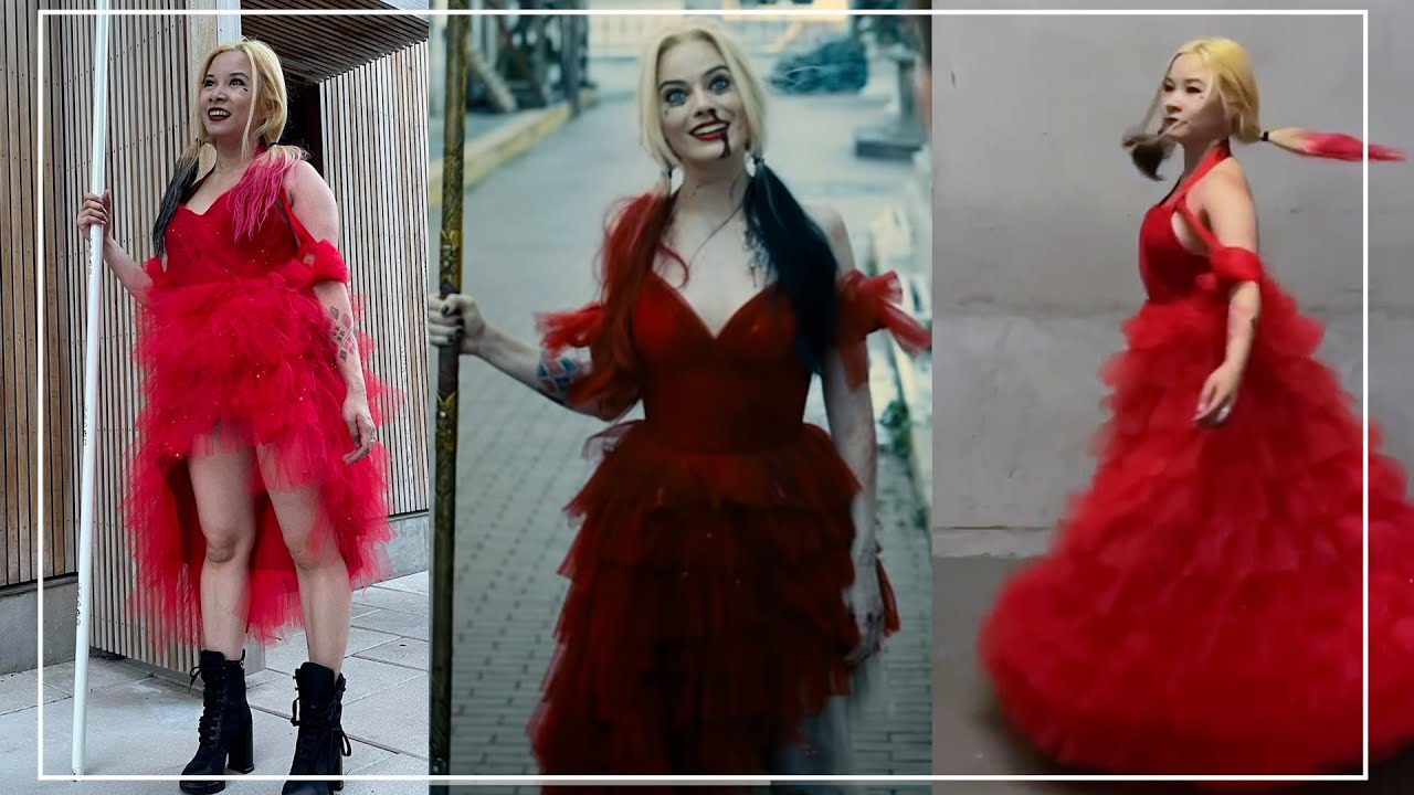 Making Harley Quinn's Red Dress from Suicide Squad 2
