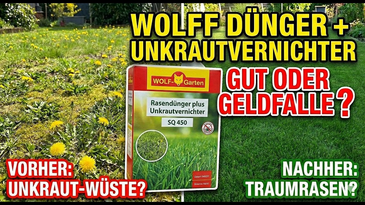 RASEND&Uuml;NGER mit UNKRAUTVERNICHTER im Test: Schnell SCH&Ouml;NEN RASEN bekommen? 🍀 Meine Erfahrungen 🔎🔎🔎
