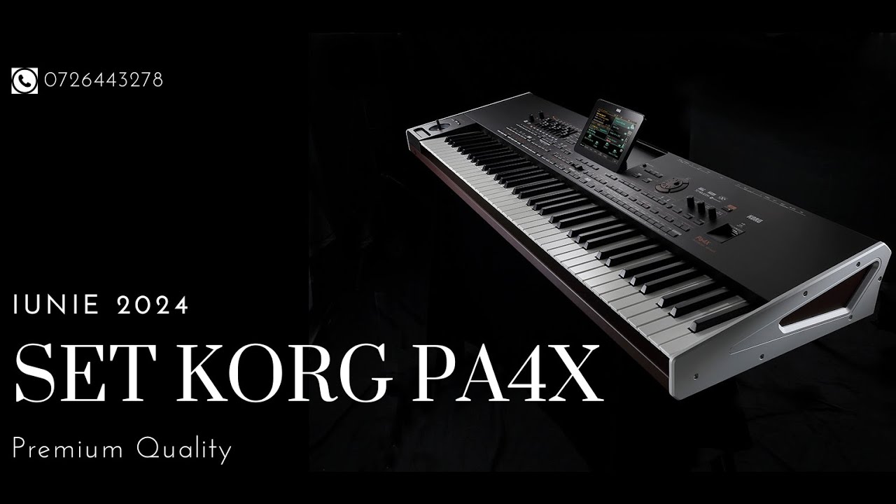 SET KORG PA4X IUNIE 2024 ABX 🎥🔴▶️