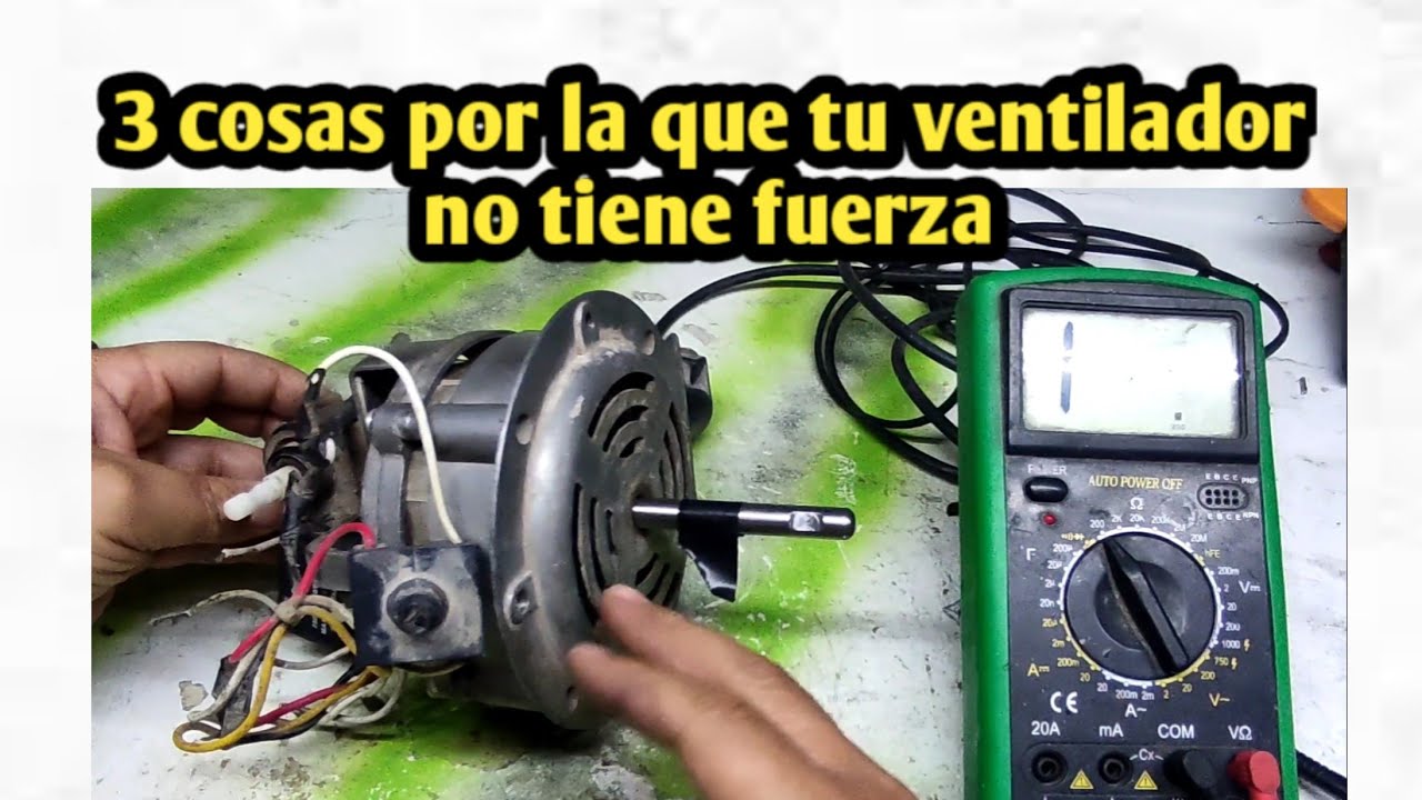3 razones por la que  t&uacute; ventilador no tiene fuerza