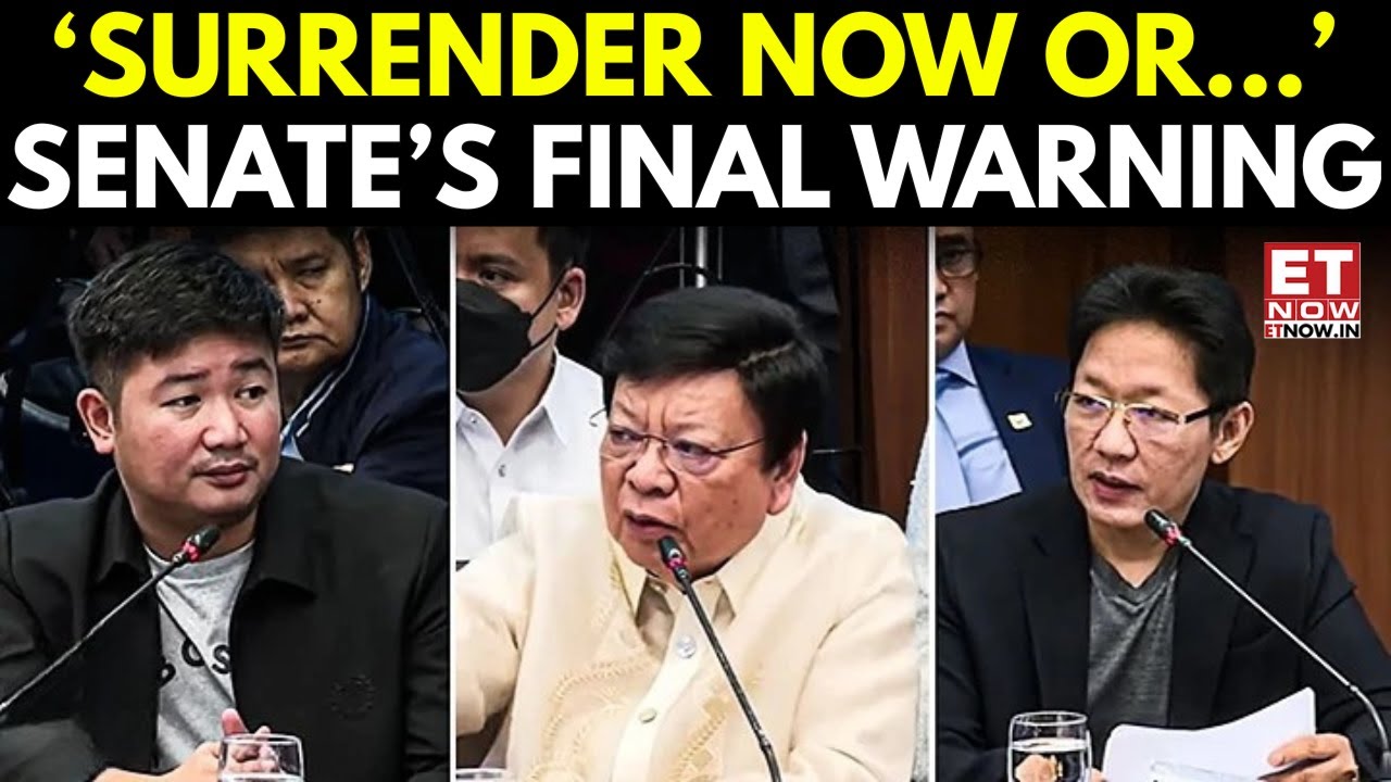 Philippines Senate Live: Senate Turns Into WARZONE! Blue Ribbon Probe REVEALS Shocking Truth| ET Now