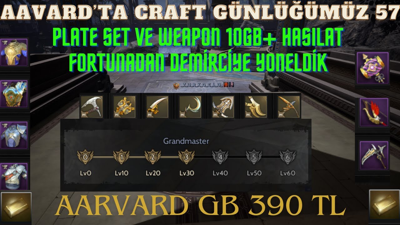 CRAFT GÜNLÜĞÜMÜZ 57 I LEATHERWORKING + WEAPONDAN 10GB ÜZERİ HASILAT I FORTUNAYA DUŞTÜK YİNE
