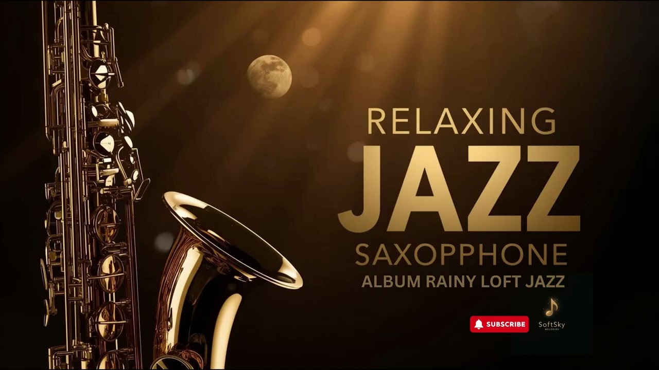 Smooth Jazz Saxophone 🌧️ Rainy Loft Jazz  for Deep Work & Creative Focus Full Album