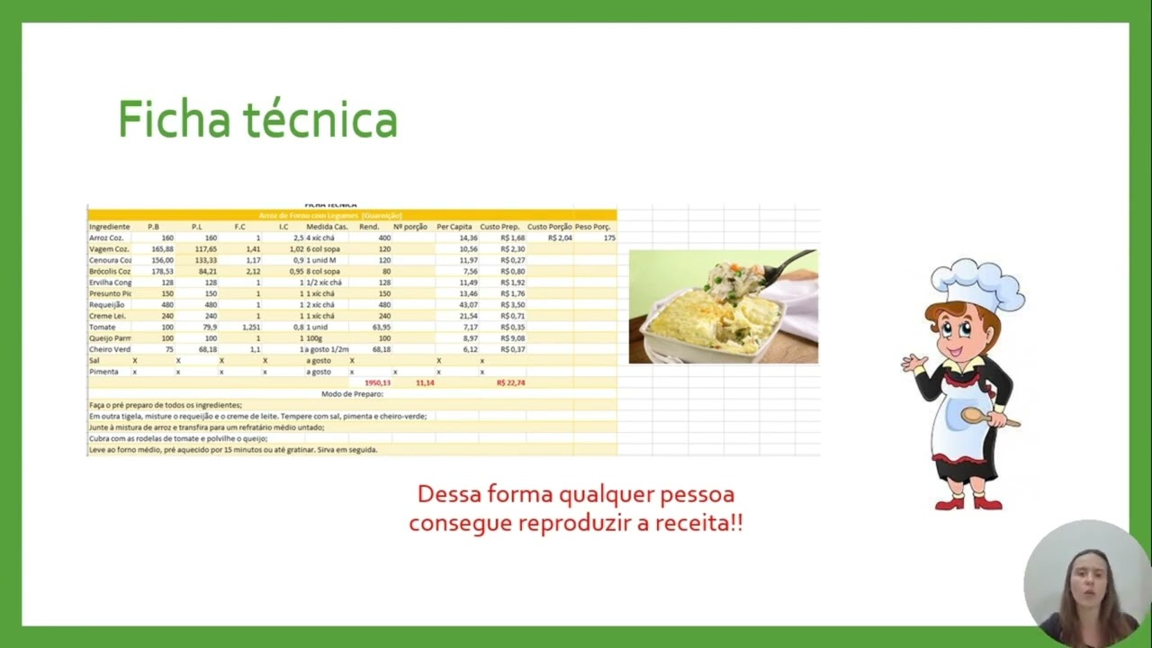 Fichas Técnicas em UAN: O que é essencial saber antes de começar!
