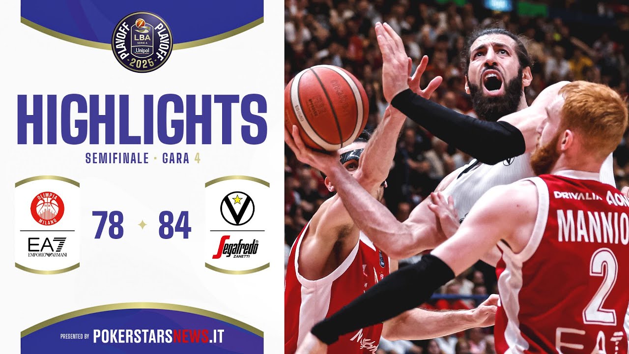 EA7 Emporio Armani Milano - Virtus Segafredo Bologna | PokerstarsNews Highlights | SF | Gara-4