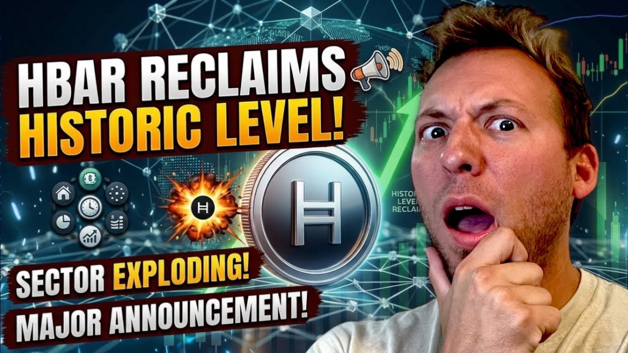 HEDERA HBAR &mdash; возвращает исторический уровень! Сектор HBAR взлетает! Важный анонс Hedera!