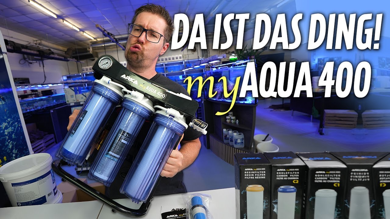 Die neue ARKA myAQUA 400 Osmoseanlage - PlanktonPlus Aquaristik