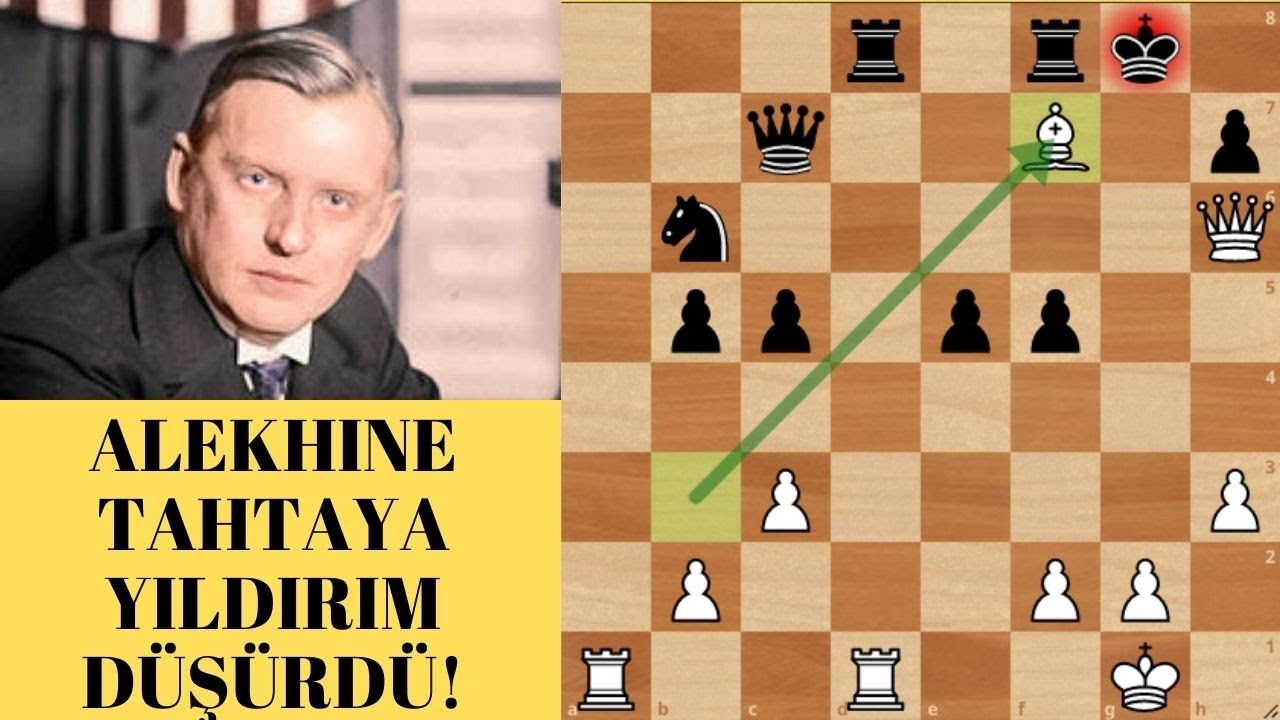 TAM GÖKTEN DÜŞEN YILDIRIM OYUNU (ALEKHINE - JUNGE 1942)