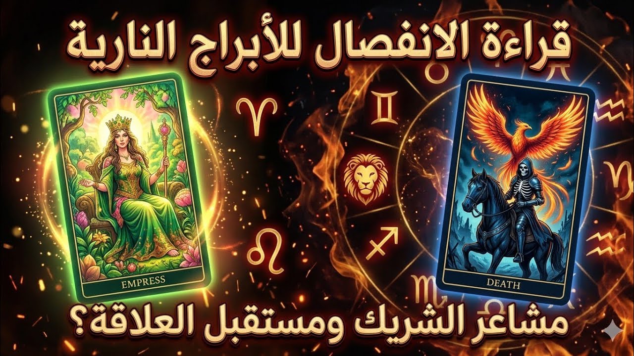 هل سيعود؟ كشف المستور للأبراج النارية 🔥 | طاقة الانفصال ومشاعر الشريك الحقيقية#تاروت