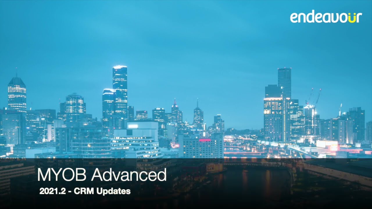 MYOB Advanced 2021.2 | CRM