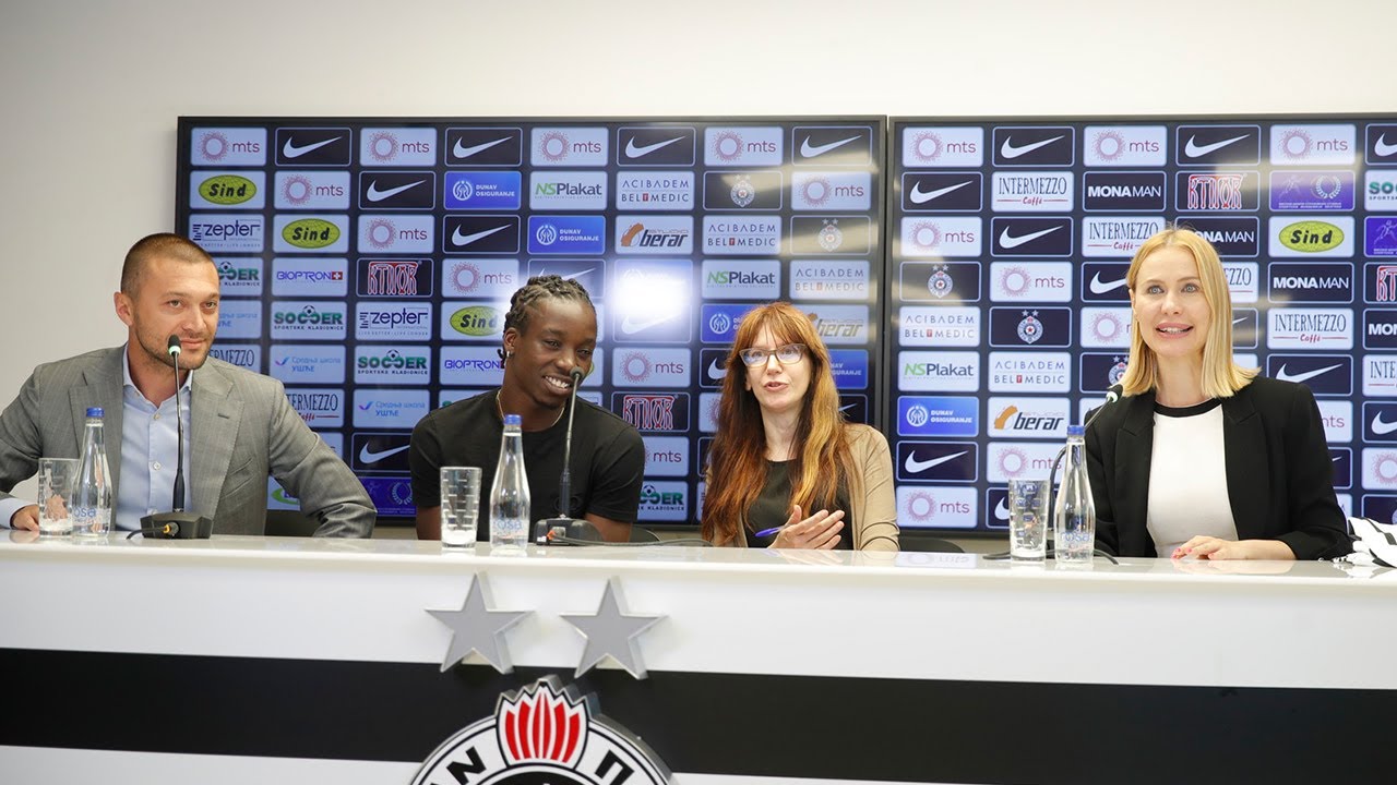 Promocija novog pojačanja FK Partizan - Fuseni Dijabate