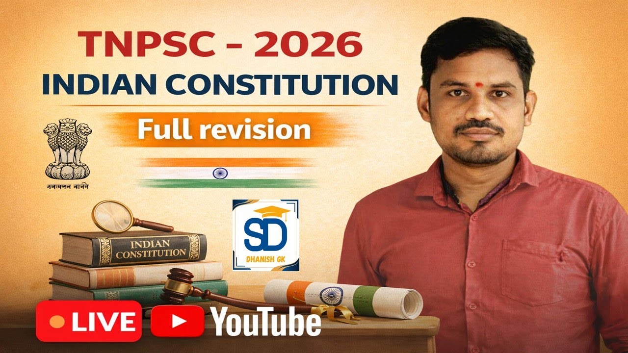 TNPSC 2026  இந்திய அரசியலமைப்பு  FULL REVISION PART 2