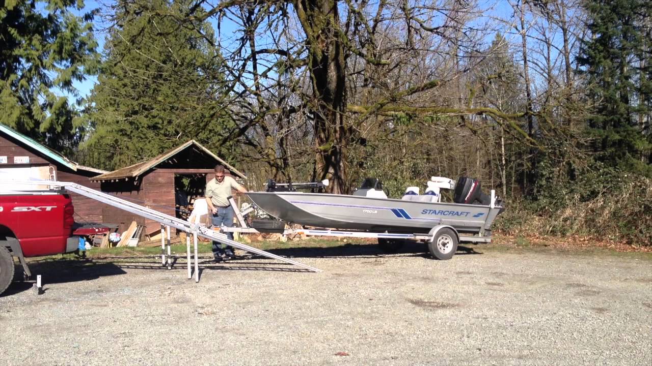 Boat Motor Trailer Loader