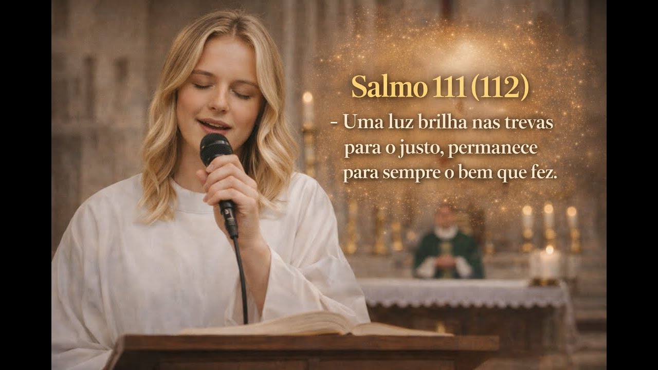 Uma luz brilha nas trevas para o justo 🙏 | Salmo 111 Cantado