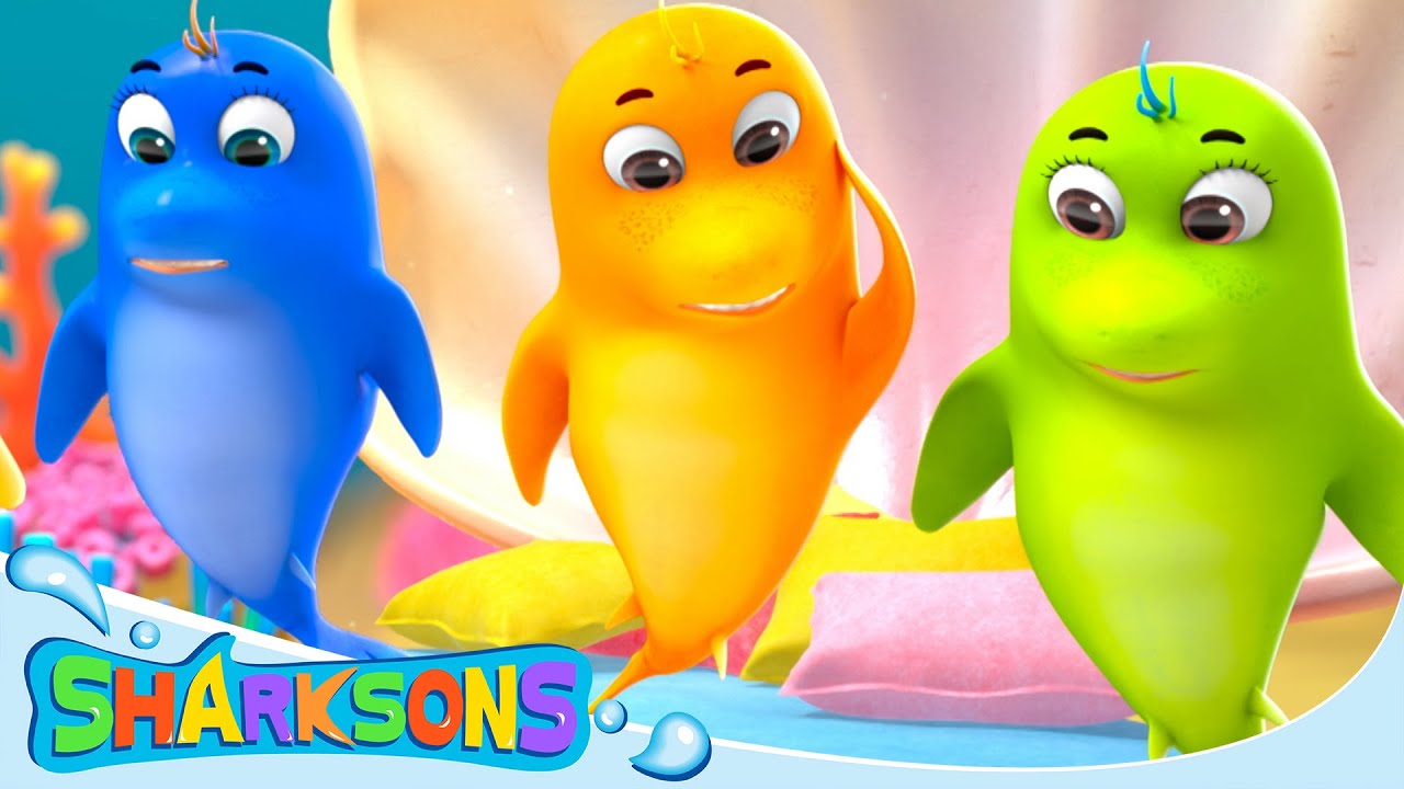 5 Little Reef Sharks | Videos for Kids | Nursery Rhymes & Kids Songs | The Sharksons