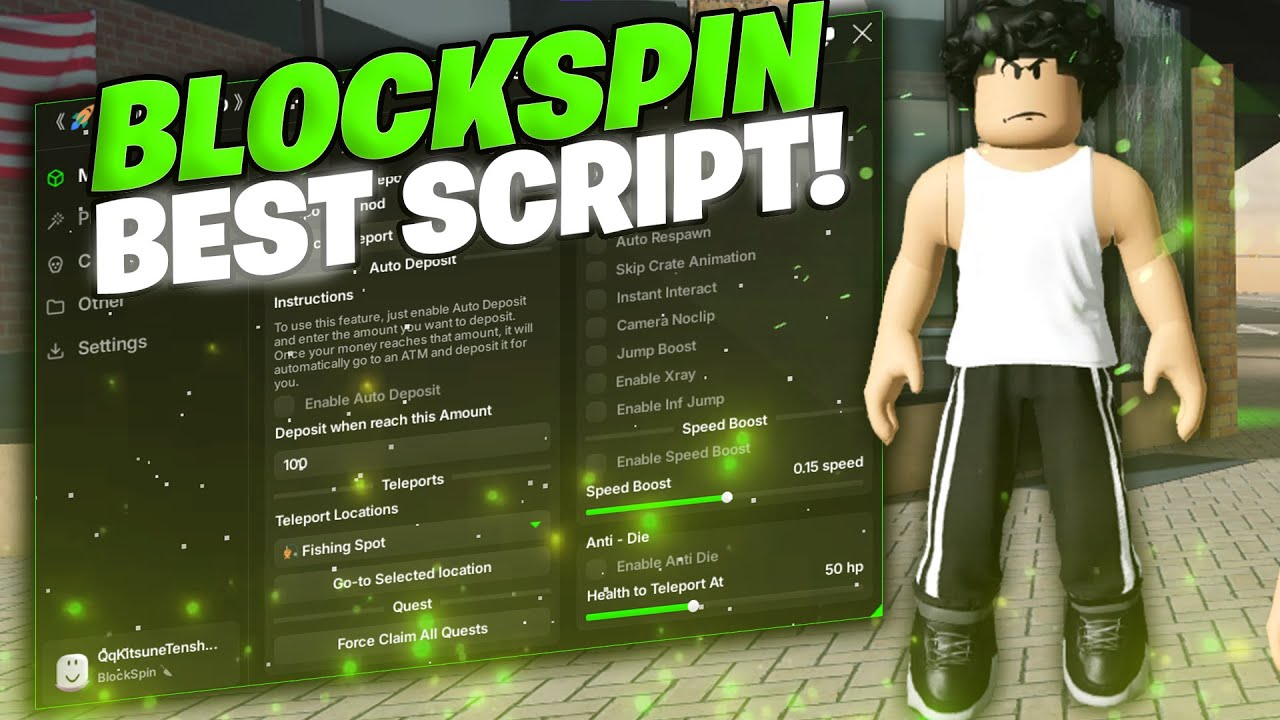 NEW Block Spin Script 🆕🔥 | FREE Autofarms, Silent Aim & Wallbang (2026)