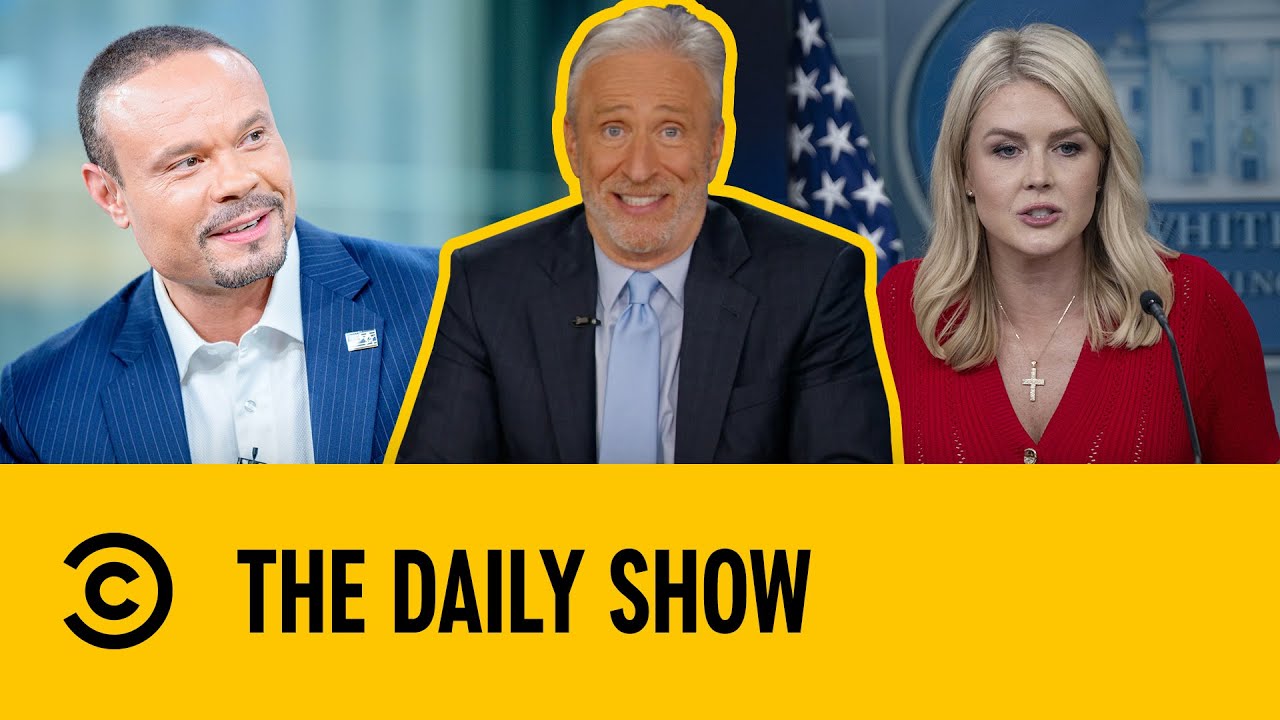 Jon Stewart Mocks White House Press Secretary Karoline Leavitt's Trump Lies | The Daily Show