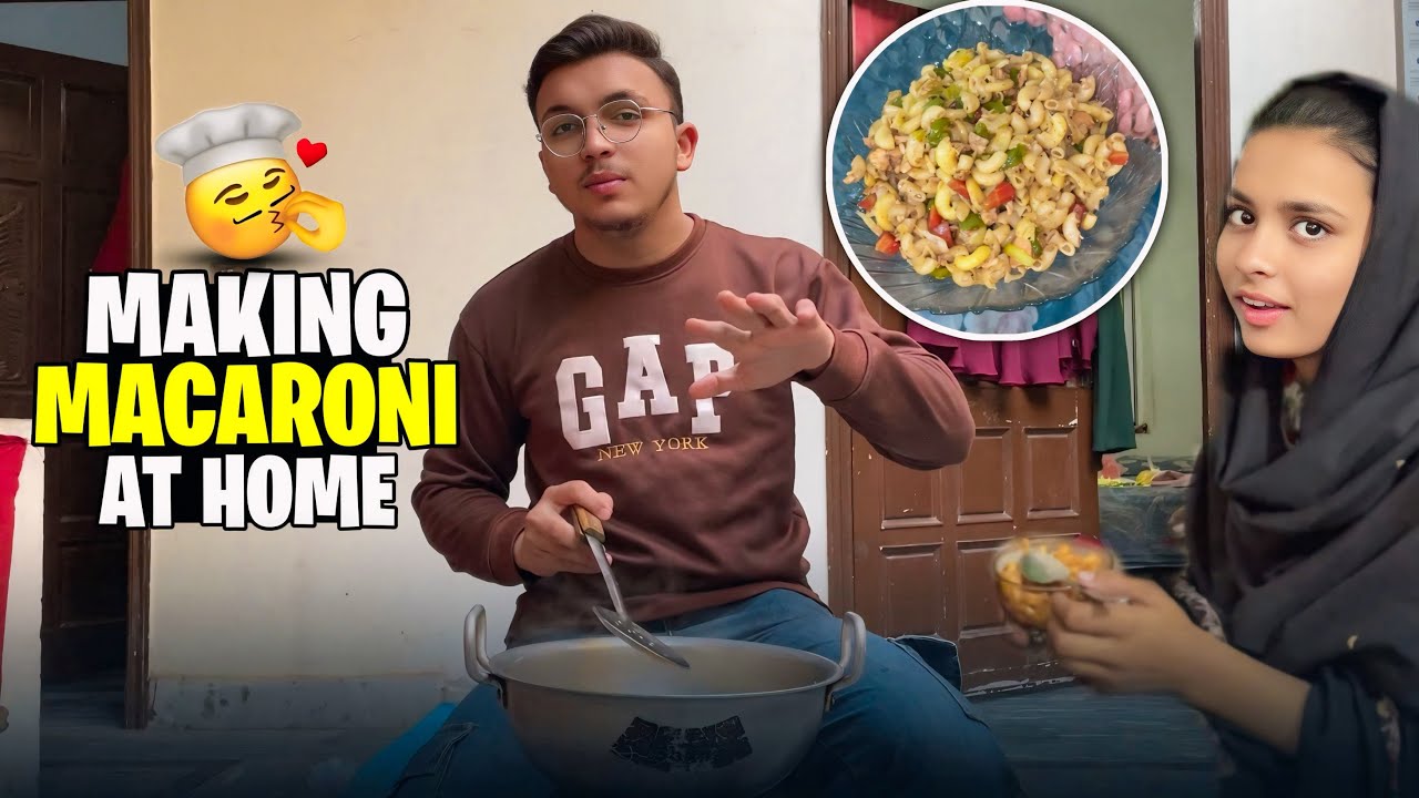 Mama ny macaroni nhi bana kr di😭 khud banani pari😅