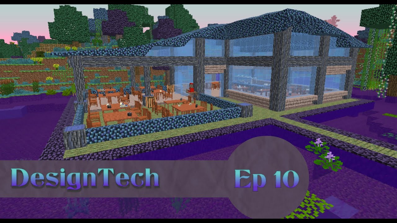 Minecraft: DesignTech ep 10: Lake lands restaurant, pt 3
