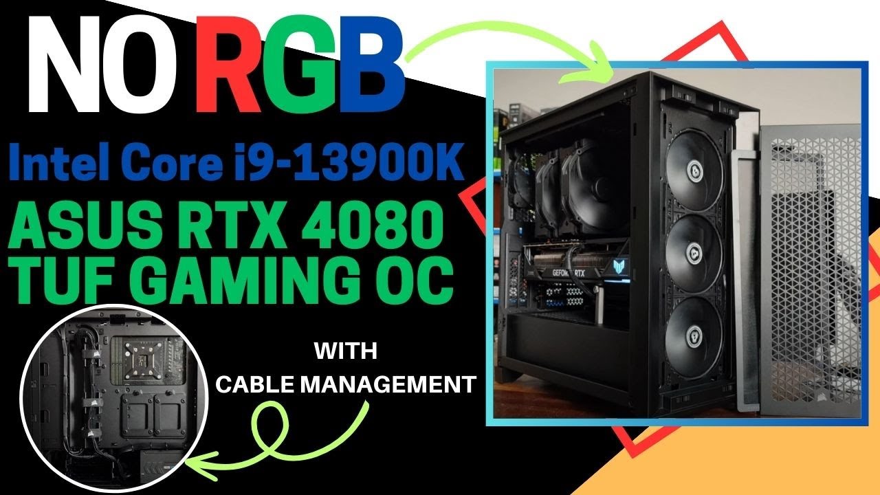 PC BUILD ft. Intel i9-13900K x Asus RTX 4080 with CABLE MANAGEMENT (Time-lapse) | PCB-92