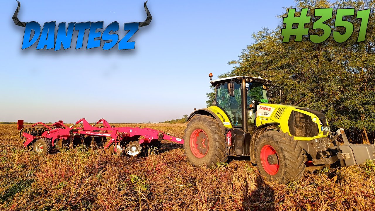 Mezőgazdasági live  #351búza magágy készítés :) 2023.09.30