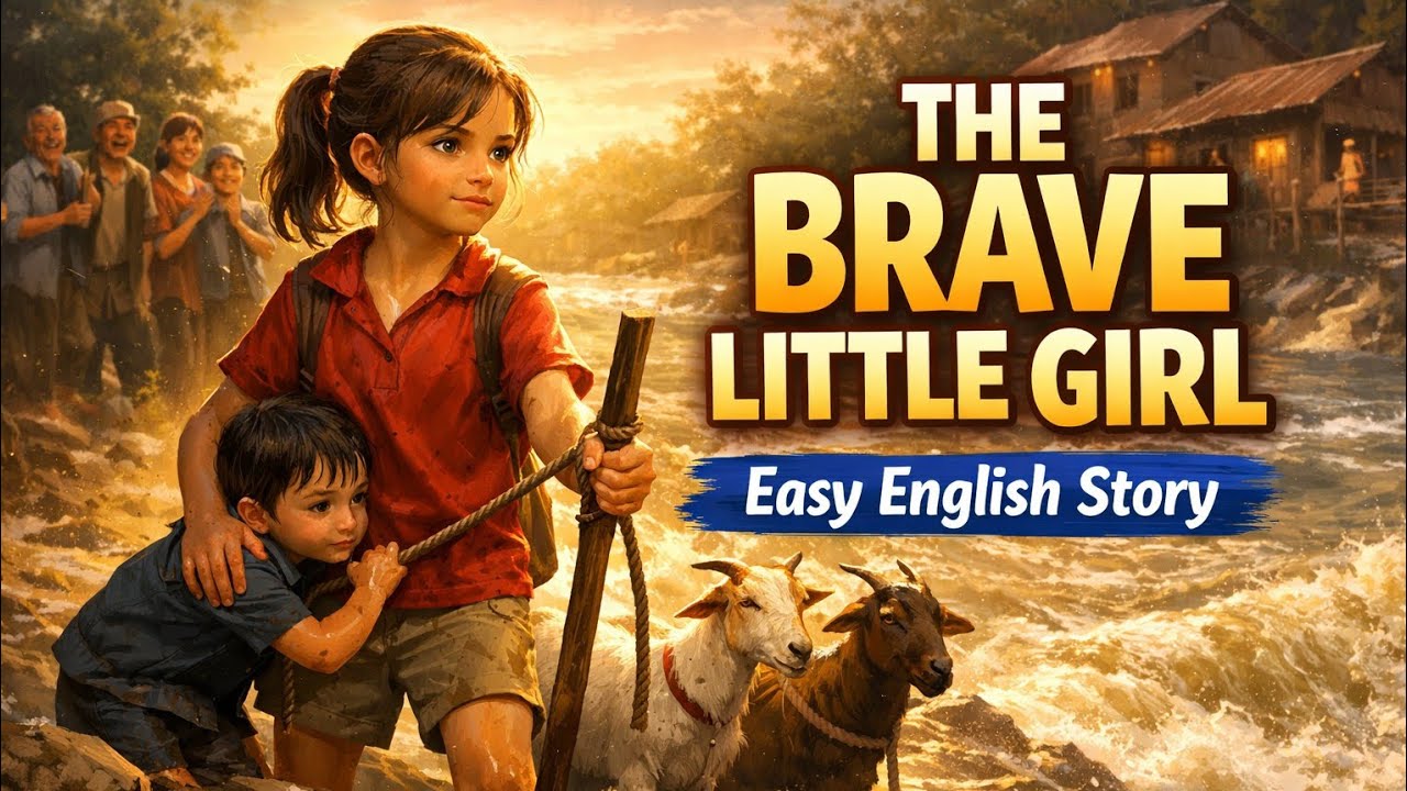 The Brave Little Girl | Easy English Story | Courage & Life Lesson