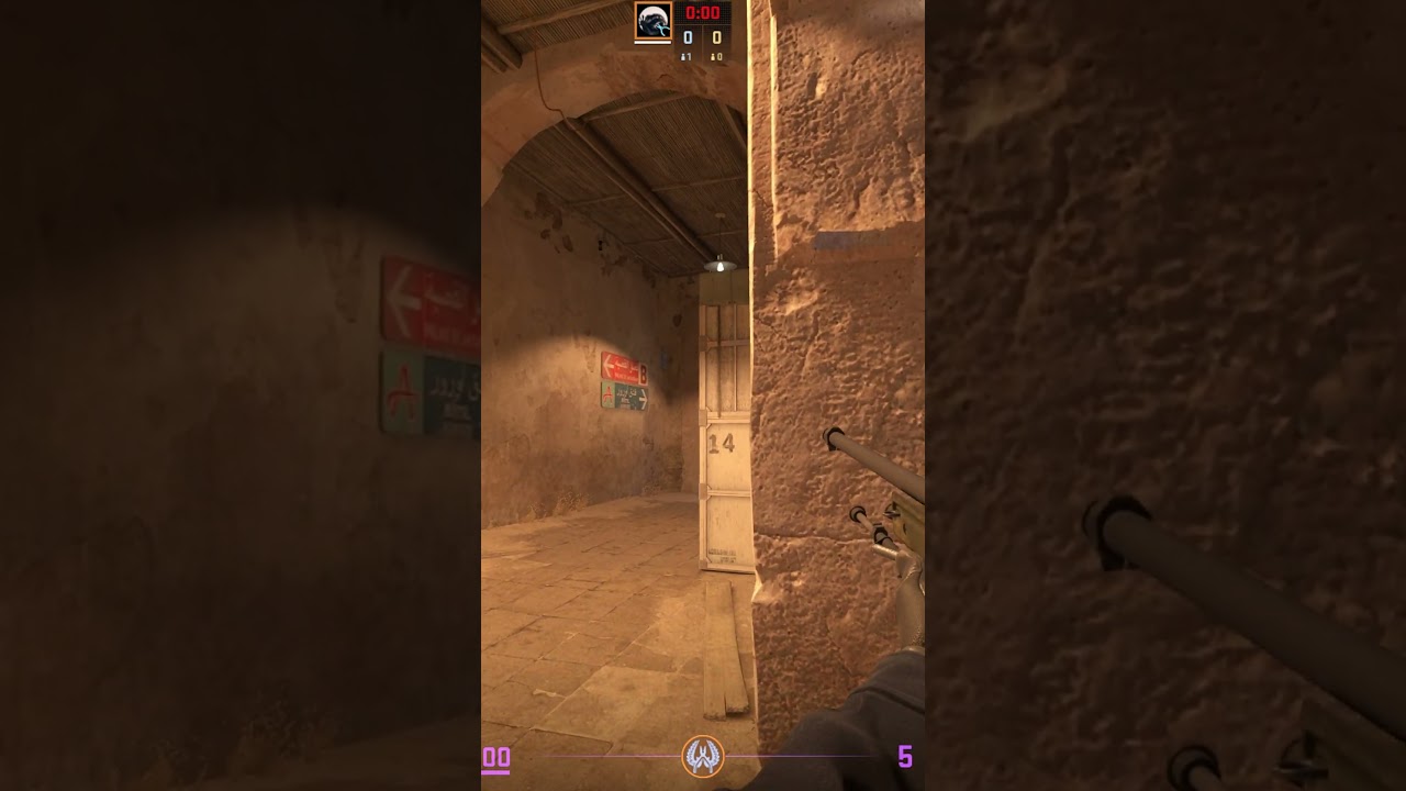 Amazing Flash On Dust 2 Against Short Player In CS2 