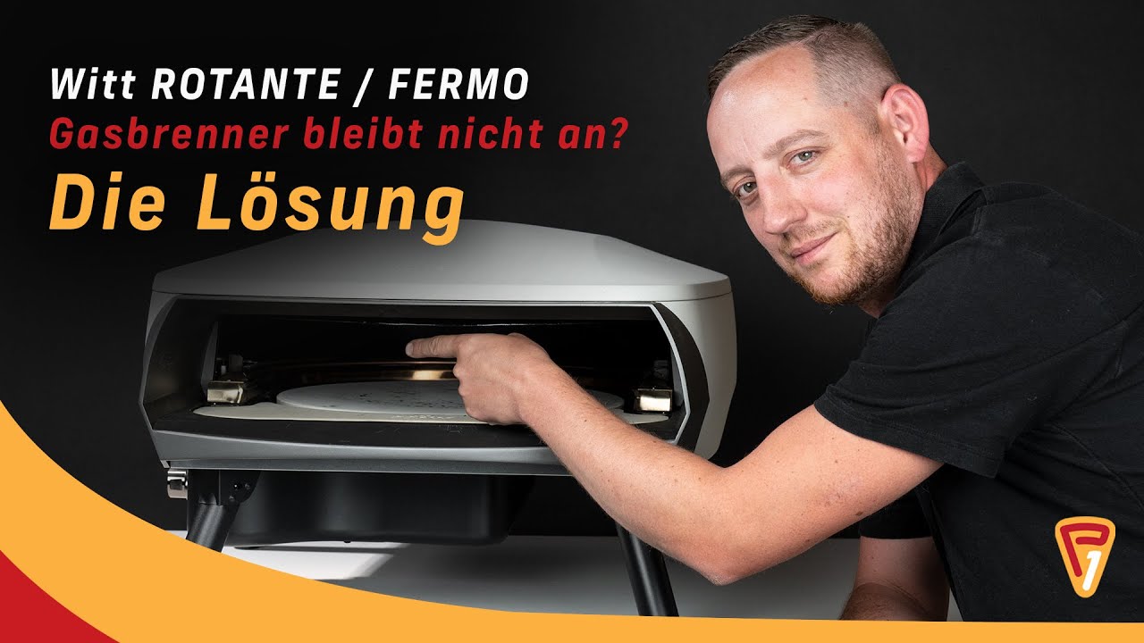Witt ETNA ROTANTE / FERMO - Gasflamme bleibt nicht an? Die Lösung.