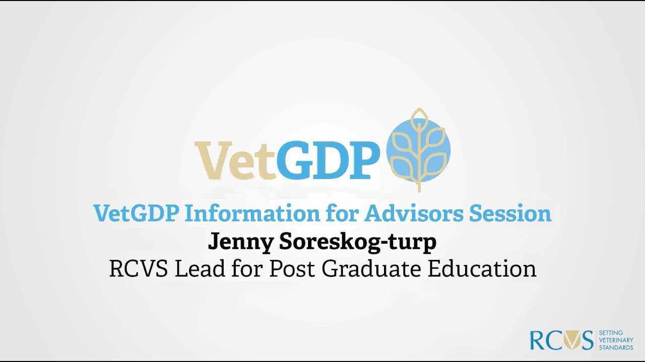 VetGDP e-portfolio workshop for advisers