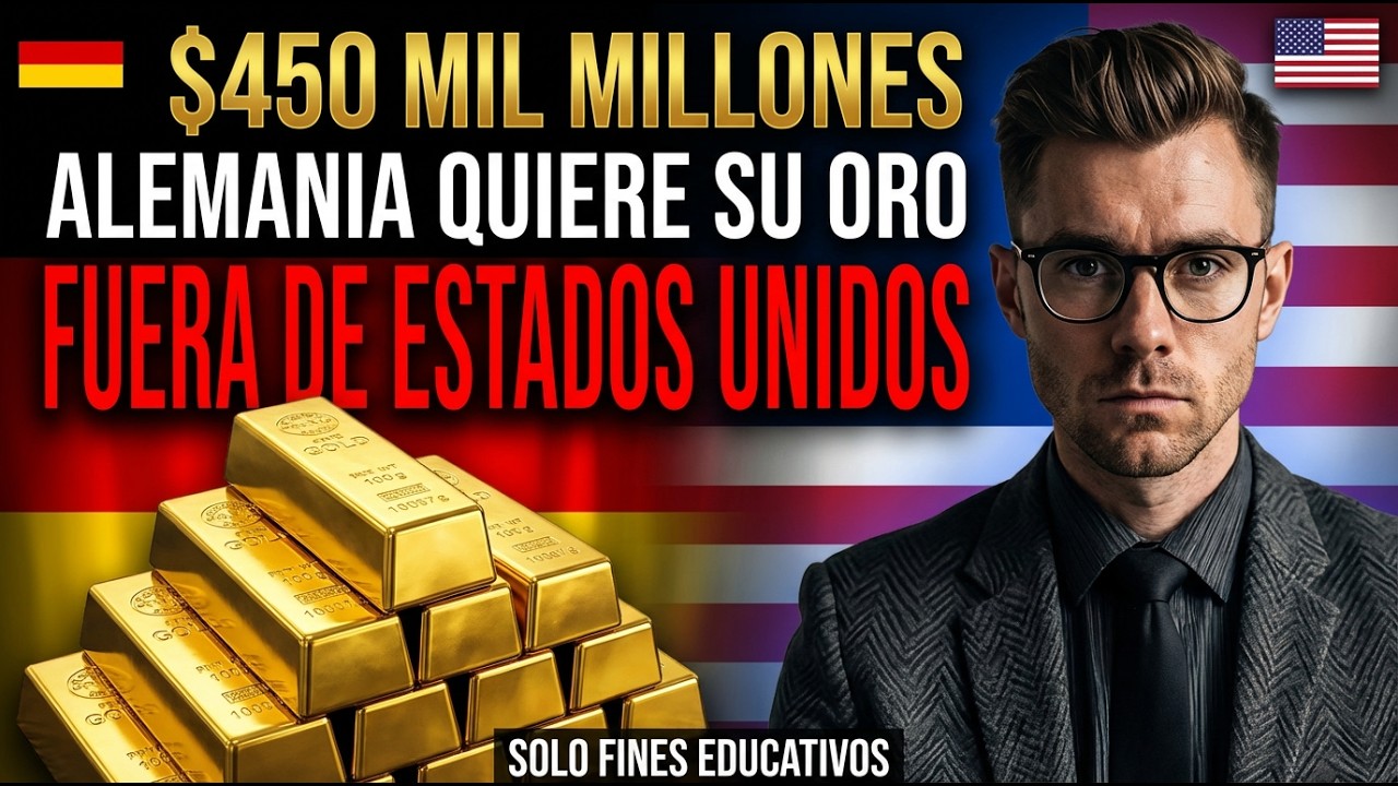 Alemania QUIERE  sus $450 Mil Millones en ORO - El Fin de la Confianza Llegó. Que el ORO Regrese 🚨